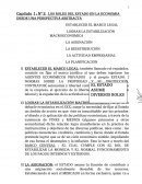 Capítulo I ; Nº 2 LOS ROLES DEL ESTADO EN LA ECONOMIA DESDE UNA PERSPECTIVA ABSTRACTA