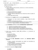 Evaluación de Ciencias Naturales "Actividad Física y Drogas"