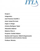 ONCAF (Organización nacional de control animal y fauna).