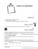 El nuevo Analisis de sensibilidad