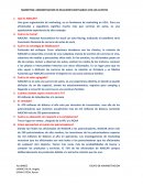 Marketing: Administracion de relaciones redituables con los clientes