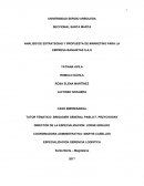 ANÁLISIS DE ESTRATEGIAS Y PROPUESTA DE MARKETING PARA LA EMPRESA BANANITAS S.A.S