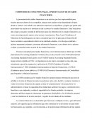 COMPENDIO DE CONCEPTOS PARA LA PRESENTACIÓN DE ESTADOS FINANCIEROS