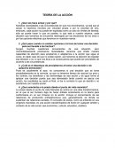 TEORÍA DE LA ACCIÓN 1. ¿Qué nos hace actuar y por qué?