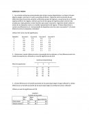 COMO SON LOS EJERCICIOS ANOVA