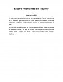 Mentalidad de tiburon reseña