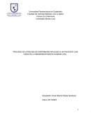 PROCESO DE ATENCIÓN DE ENFERMARÍA APLICADO A UN PACIENTE CON VIRUS DE LA INMUNODEFICIENCIA HUMANA (VIH)