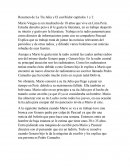 Resumen de La Tía Julia y El escribidor capítulos 1 y 2