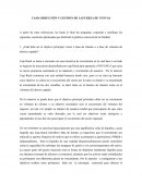 CASO: DIRECCIÓN Y GESTION DE LAFUERZA DE VENTAS
