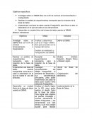 Bases de datos Objetivos específicos