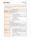 Educacion Tabla de especificaciones Cátedra 2, EDU 719 EVALUACIÓN EN EDUCACIÓN PARVULARIA
