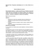 Taller hábitos de consumo