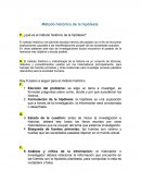 Un nuevo Metodo histórico de la hipótesis