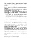 LA ADMINISTRACIÓN IMPORTANCIA DE LA ADMINISTRACION