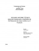 ANÁLISIS FINANCIERO COMPAÑÍA DE PETROLEOS DE CHILE COPEC S.A Y FILIALES