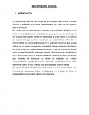 MUESTREO DE SUELOS Provincia de Cajamarca