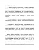 Análisis de la demanda Creaciones Percol C.A. y Cataleya Accesorios C.A