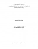 Informa de laboratorio - Separación de mezclas