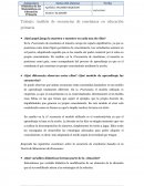 Trabajo: Análisis de secuencias de enseñanza en educación primaria