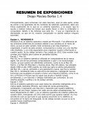 Actividad Resumen de exposiciones