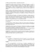 Cuáles son las faltas absolutas y temporales del ejecutivo