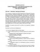 NORMA INTERNACIONAL DE INFORMACIÓN FINANCIERA PARA PEQUEÑAS Y MEDIANAS ENTIDADES