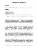 Taller 1 En esta actividad deben elaborar plan anual de capacitación de una empresa a modo de ensayo según en formato descrito en la bibliografía.