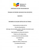 Construyendo una cultura de Paz