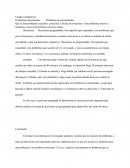 Cuadro comparativo Problemas estructurados	Problemas no estructurados