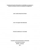 Importancia del químico farmacéutico en la comunidad