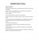 Derecho civil. Definición, formas, normas. Cuestionario
