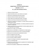 TEMARIO DE NORMATIVIDAD Y POLITICAS AGROPECUARIAS UNIDADES I, II, III Y IV
