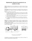 Optimización: Diseño del contenedor de un camión de volteo