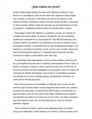 ¿Qué implica ser joven?