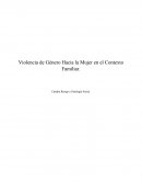 Violencia de genero intrafamiliar