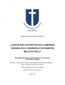 ESCUELA DE NUTRICIÓN Y DIETÉTICA ¿CUÁLES SON LOS EFECTOS DE LA OBESIDAD VISCERAL EN EL DESARROLLO DE DIABETES MELLITUS TIPO 2?