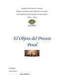 El Objeto del Proceso Penal