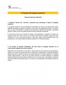El impacto del lenguaje expresivo Crítica del ejemplo multimedia