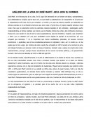 ANÁLISIS DE LA VIDA DE JOSÉ MARTÍ .1853-1895 EL HOMBRE