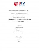 ARTICULO DE OPINION “REDES SOCIALES: MODA O ACTIVIDADES RIESGOSAS”