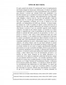 Tipos de recursos El cuarto párrafo del artículo 18 constitucional