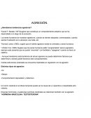 AGRESIÓN. ¿Heredamos tendencias agresivas?