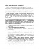 ¿Qué es el número de oxidación?
