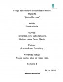 Trabajo escritos sobre los videos vistos.