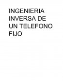 INGENIERIA INVERSA DE UN TELEFONO FIJO