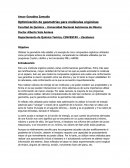 Optimización de geometrías para moléculas orgánicas