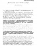 Historia social de la universidad de guadalajara