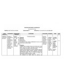 PLANIFICACION SEMANAL DE PREESCOLAR