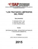 Los tratados limítrofes del Perú