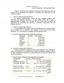 CUESTIONARIO II. ESTEQUIOMETRÍA.